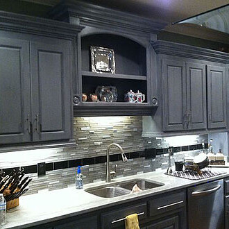 Black Cabinets