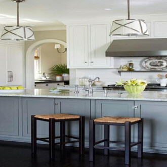 Luxury grey kitchen