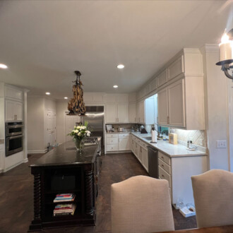 Side view of luxury kitchen